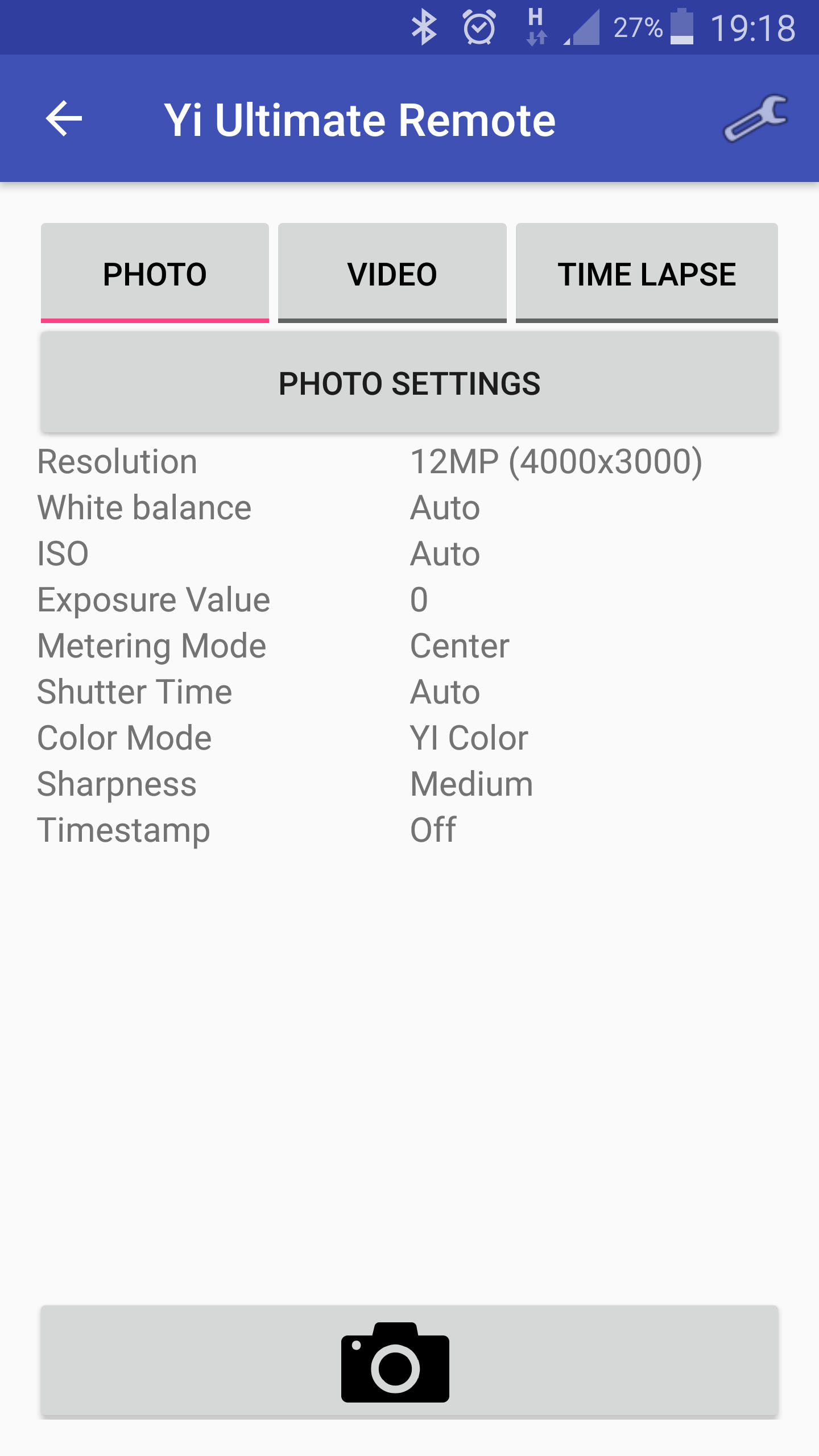photo settings